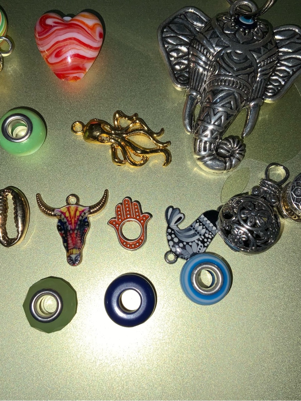 Box of Beads & Charms